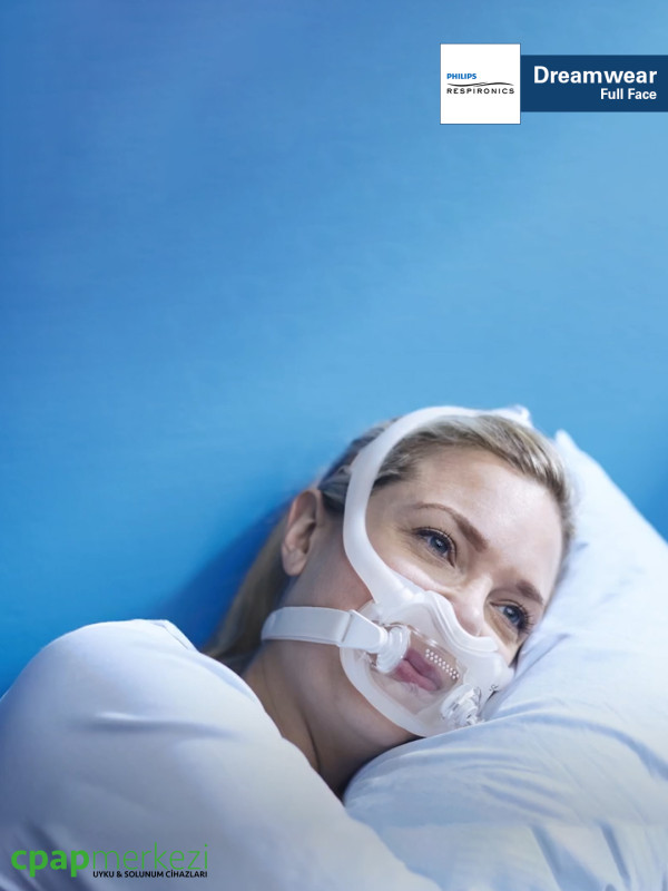 Philips Respironics DreamWear Full Ağız Burun CPAP Maskesi