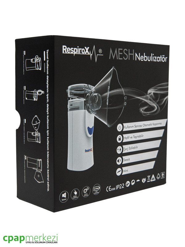 Respirox UN100 Şarjlı Mesh Nebulizatör